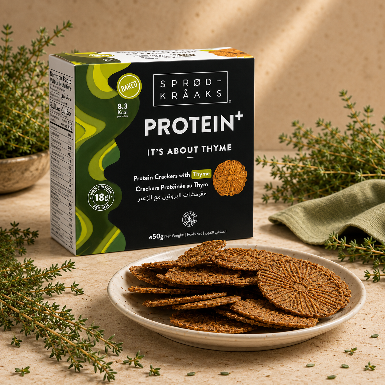 Protein Thyme Kråaks